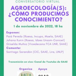 1/11 Conversatorio sobre Agroecología